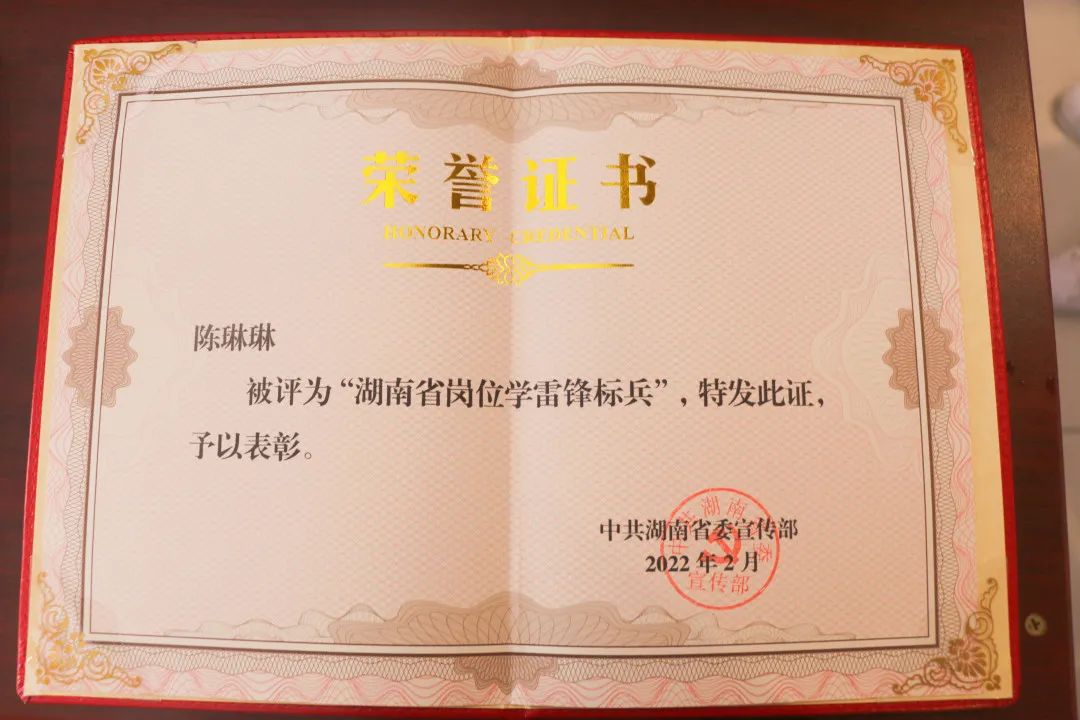 青年榜样！隆回县人民医院援鄂英雄陈琳琳再获省级荣誉称号